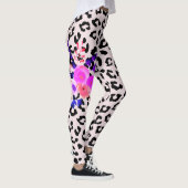 #1 Mam, Moederdag Floral Animal Print Leggins L Leggings (Rechts)