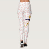 #1 Mam, Moederdag Floral Animal Print Leggins L Leggings (Achterkant)