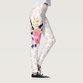 #1 Mam, Moederdag Floral Animal Print Leggins L Leggings (Rechts)
