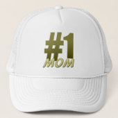 #1 Mam Moederdag Trucker Pet (Voorkant)