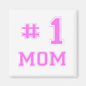 #1 Mam (nummer één moeder) Magneet (Voorkant)