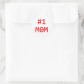 #1 Mam Ronde Sticker (Tas)