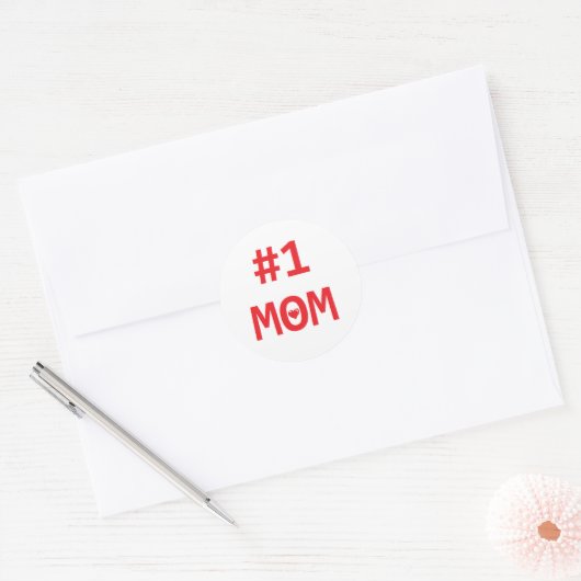#1 Mam Ronde Sticker (Envelop)