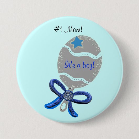 #1 Mam voor New Baby Blue Button (Voorkant)