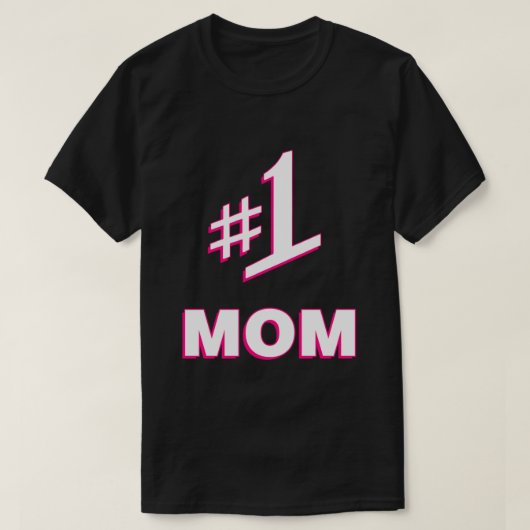 1 mama Nummer 1 T-shirt (Design voorkant)