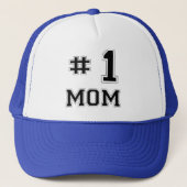 #1 mamma (Nummer Één Mamma) Trucker Pet (Voorkant)