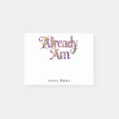 *~* 1 Manifest AP85 Bloemen Dankbaarheid AL AM Post-it® Notes (Voorkant)