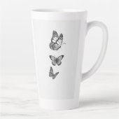 1. ** Materiaal: ** Gemaakt van hoogwaardig kerami Latte Mok (Rechts)