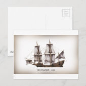 1 mayflower briefkaart (Voorkant / Achterkant)