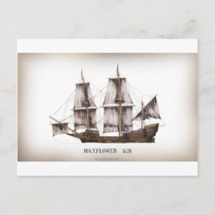 1 mayflower briefkaart