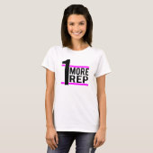 1 Meer Rep in roze T-shirt (Voorkant volledig)