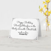 1 mei Bijbelse verjaardagskaart met Galaten Verzen Kaart (Gele Bloem)