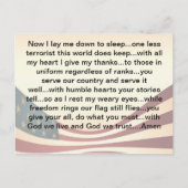 1 mei Briefkaart Prayer (Voorkant)