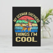 1 Mijn Duitse herder ding Ik ben cool  Kaart (Staand voorkant)