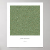 1 miljoen decimalen π poster (Voorkant)