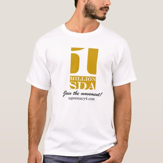 1 miljoen sda - shirt (Voorkant)