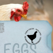 1" Mini Ei karton VERS - NIET GGO - geen hormonen Rubberstempel