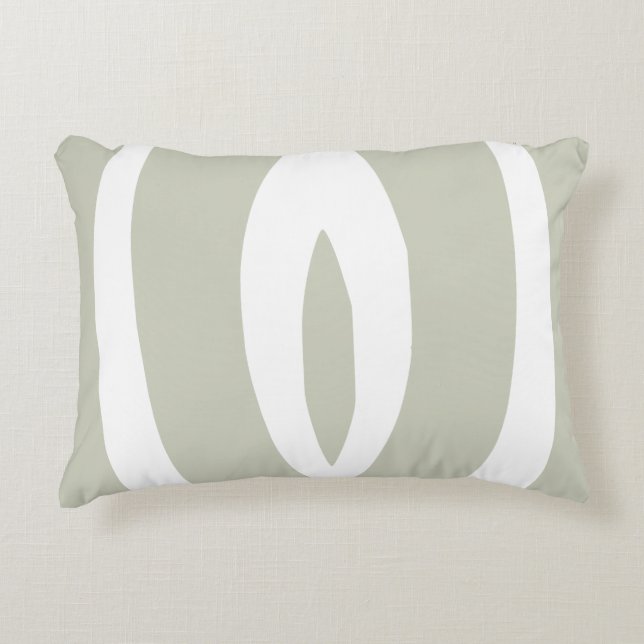 1 minimalistisch Natuur ritme Accent Kussen (Voorkant)