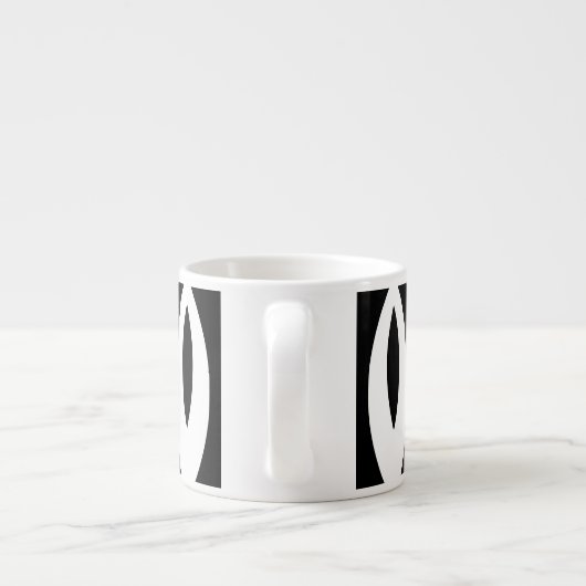 1 minimalistisch Natuur ritme Espresso Kop (Achterkant)