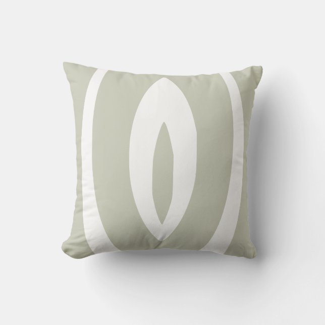 1 minimalistisch Natuur ritme Kussen (Voorkant)