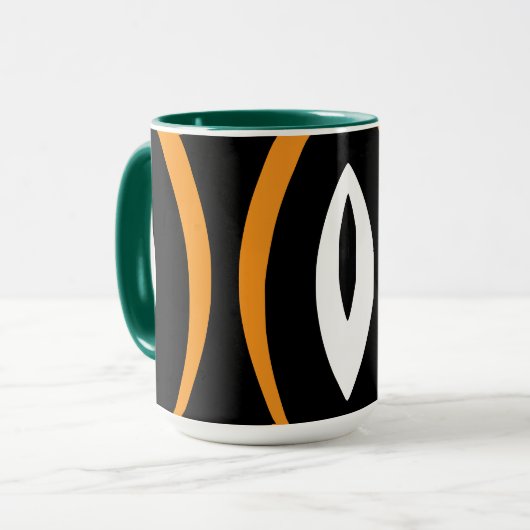 1 minimalistisch Natuur ritme Mok (Voorkant links)