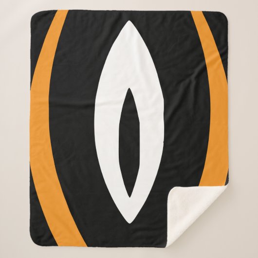 1 minimalistisch Natuur ritme Sherpa Deken (Voorkant)