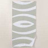 1 minimalistisch Natuur ritme Strandlaken (Voorkant)