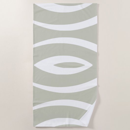 1 minimalistisch Natuur ritme Strandlaken (Voorkant)