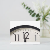 1 minuut tot middernacht briefkaart (Staand voorkant)