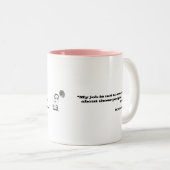 1% Mitt Tweekleurige Koffiemok (Voorkant rechts)