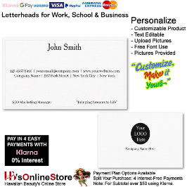 1 Moderne witte logo promoot bedrijfsmerknaam Visitekaartje