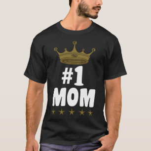 1 Moeder Werelden Beste Moederdag Werelden Beste M T-shirt