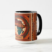 1 mok in Afrikaanse stijl (Voorkant rechts)