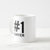 #1 Mok van de Advocaten - nummer één - koffiekruid (Voorkant links)