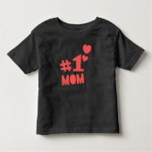 #1 MOM KINDER SHIRTS (Voorkant)