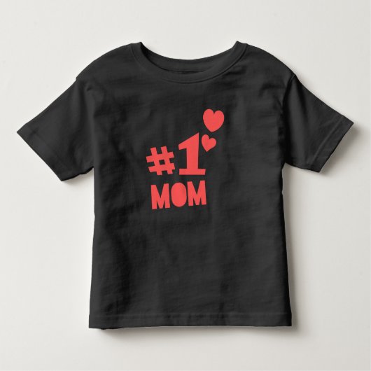 #1 MOM KINDER SHIRTS (Voorkant)
