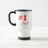 #1 Mom Love Personalized Travel Mug Reisbeker (Links)