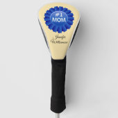 #1 MOM personaliseren met naam Golfheadcover (Voorkant)