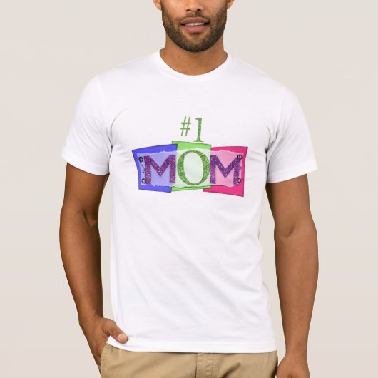 #1 MOM T-SHIRT (Voorkant)