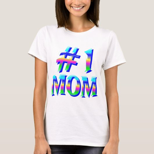 #1 MOM T-SHIRT (Voorkant)