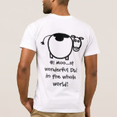 #1 Moo...de wonderbaarlijke vader T-shirt (Achterkant)