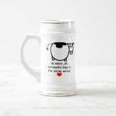 #1 Moo...st Prachtige Vader - Stein Bierpul (Links)