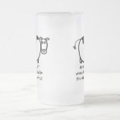 #1 Moo...st Wonderful Father - Gepersonaliseerd Matglas Bierpul (Center)