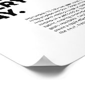 1% motivatie elke dag beter poster (Hoek)