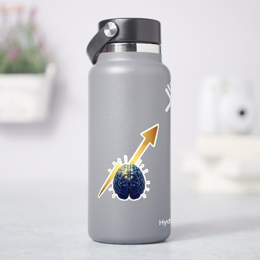 1. Motiverende vinyl sticker – Geen excuses (HydroFlask)