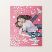 #1 Mum Volledige Foto Leuk Gift voor Moederdag Jig Legpuzzel (Verticaal)