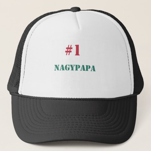 #1 Nagypapa Trucker Pet (Voorkant)