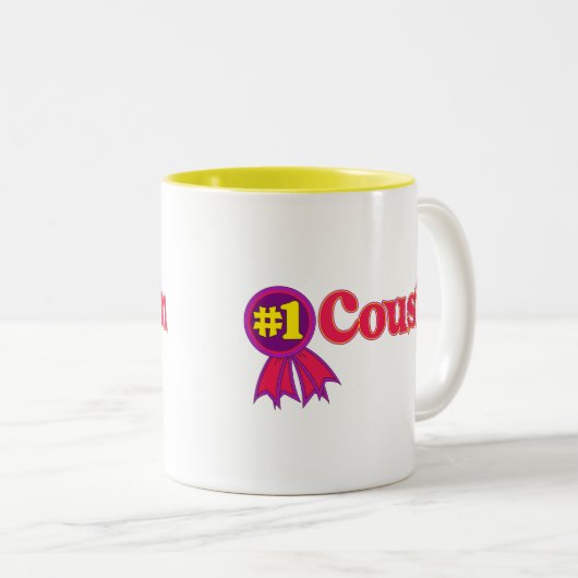 #1 Neef Tweekleurige Koffiemok (Voorkant rechts)