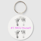 #1 NICU-verpleegster Sleutelhanger (Voorkant)