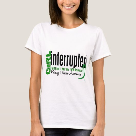 1 Nierziekte onderbroken T-shirt (Voorkant)